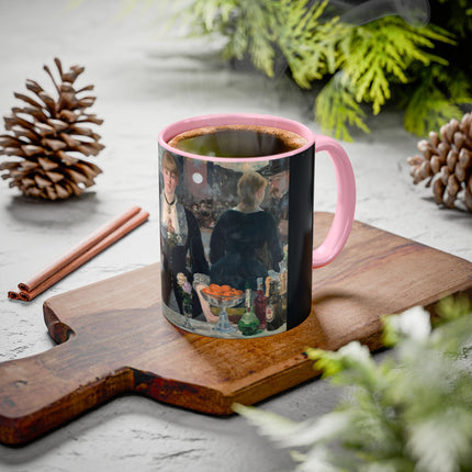 A Bar at the Folies-Bergère by Edouard Manet Colorful Mugs (11oz, 15oz)