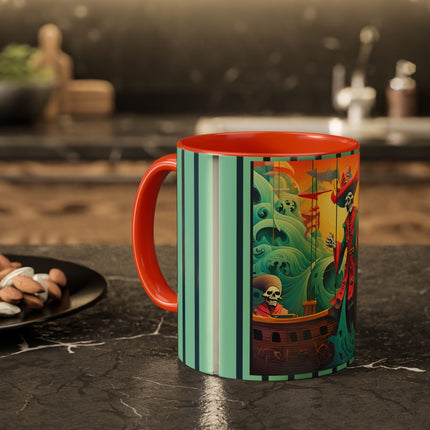 Skeleton Crew of the Misty Seas Colorful Mugs (11oz, 15oz)