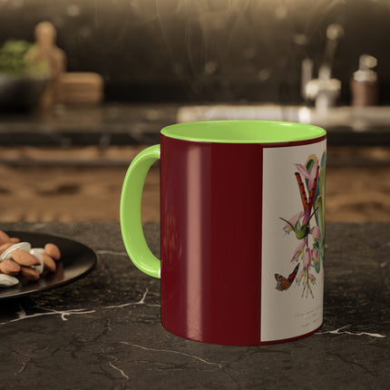 Hummingbird by Paul Gervais Colorful Mugs, 11oz