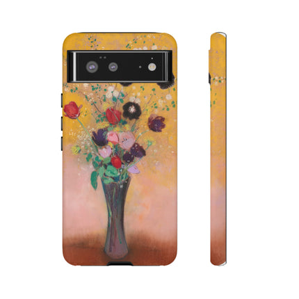 Vase of Flowers by Odilon Redon Phone Cases