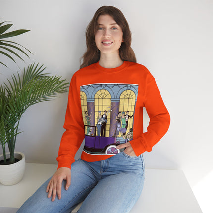 Au Revoir by George Barbier Heavy Blend™ Crewneck Sweatshirt