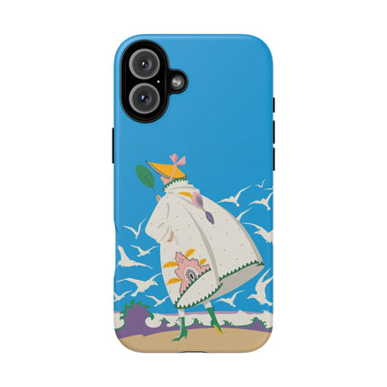 Seaside Wanderer Phone Case – Whimsical Charm & Coastal Delight