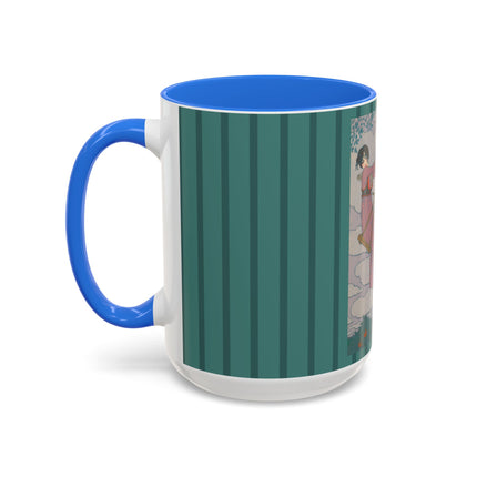 La balançoire by Georges Lepape Colorful Mugs (11oz, 15oz)