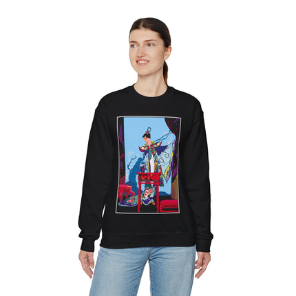 A Visual Journey by Umberto Brunelleschi Women's Heavy Blend™ Crewneck Sweatshirt