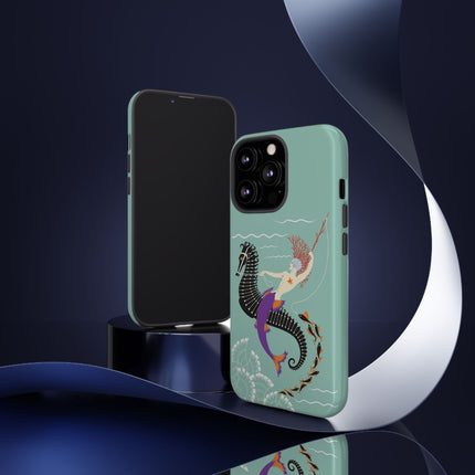 Mermaid on Seahorse Phone Case – Mythic Ocean Grace