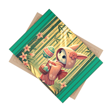 Geisha Kitten’s Easter Ceramic Tile