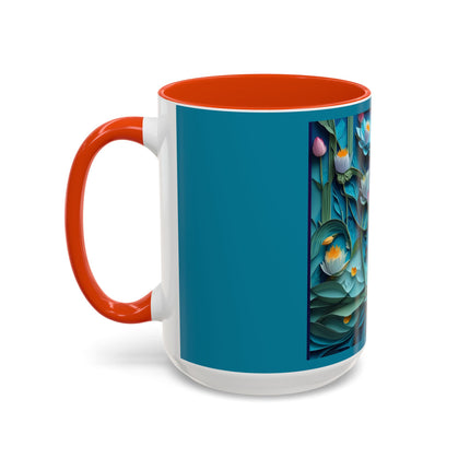 Ethereal Moonlit Lake Colorful Mugs (11oz, 15oz)
