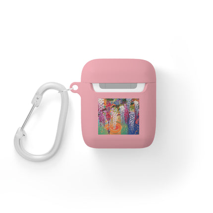 Golden Wisteria Elegance AirPods and AirPods Pro Case