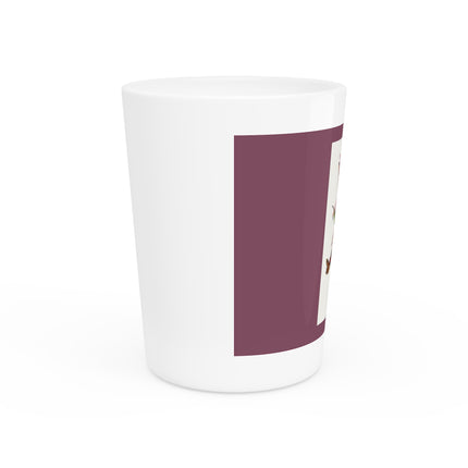 Hummingbird by Paul Gervais Ceramic Shot Glass