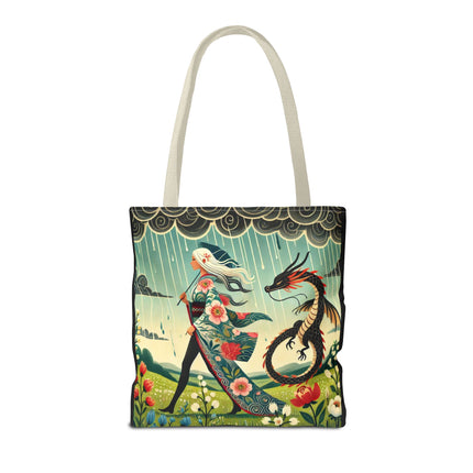 The Dragon Fairy’s Stride Tote Bag – Grace, Strength & Mythic Adventure