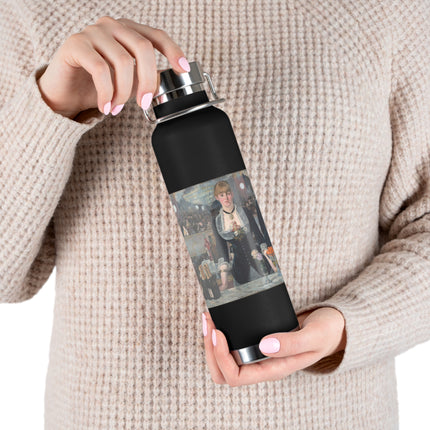 A Bar at the Folies-Bergère by Edouard Manet Copper Vacuum Insulated Bottle, 22oz