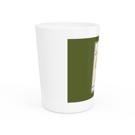 Artichoke, Broad Beans, and Lantern Plant by Anselmus Boëtius de Boodt Ceramic Shot Glass