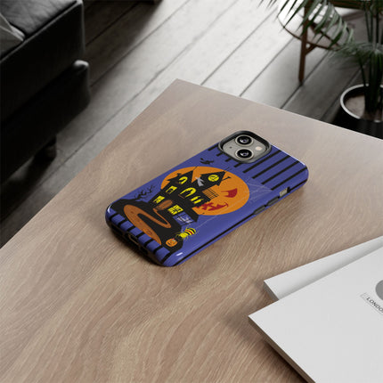 Halloween Night at the Haunted House Phone Cases