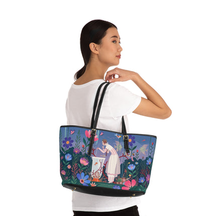 🐠🌸 The Enchanted Aquarium Garden Shoulder Bag – Art Deco Underwater Fantasy