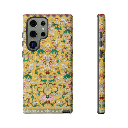 Yellow Botanical Pattern by Owen Jones Phone Cases