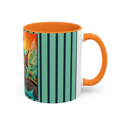 Skeleton Crew of the Misty Seas Colorful Mugs (11oz, 15oz)