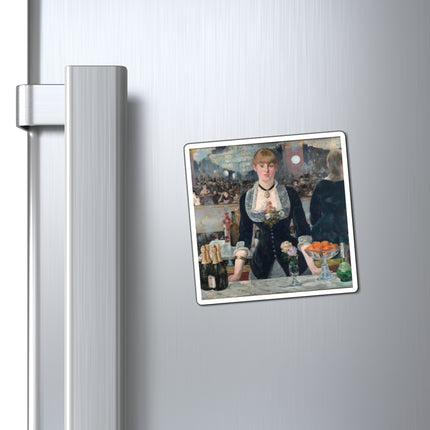 A Bar at the Folies-Bergère by Edouard Manet Magnets (3 Sizes)