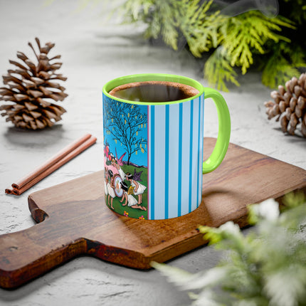 Enchanted Easter Gathering Colorful Mugs (11oz, 15oz)