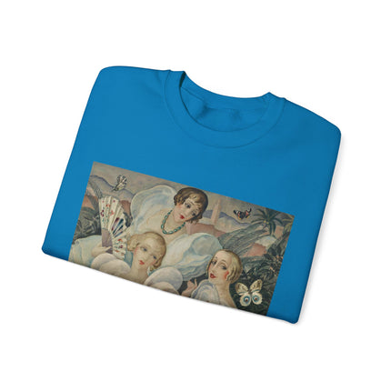 Les Femmes Fatales by Gerda Wegener Heavy Blend™ Crewneck Sweatshirt