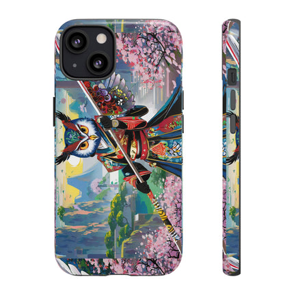 Cyberpunk Samurai Owl Phone Cases