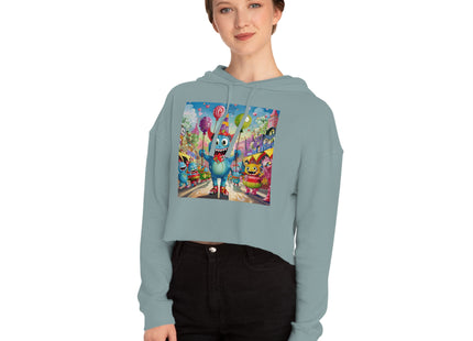 Monster Parade Madness Women’s Cropped Hooded Sweatshirt