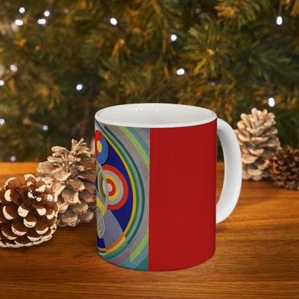 Rythme No. 1 by Robert Delaunay Ceramic Mug 11oz