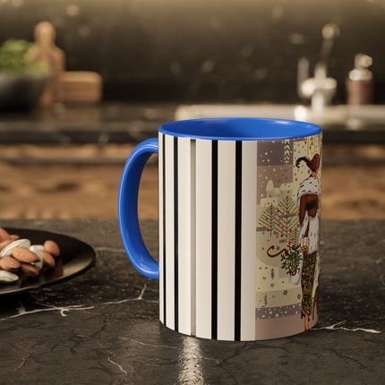 Wrapped in Elegance Colorful Mugs (11oz, 15oz)