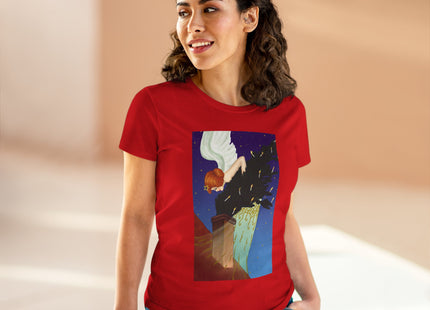 The Christmas Angel Women's Midweight Cotton Tee