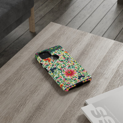 Colorful Floral Pattern by Owen Jones Phone Cases