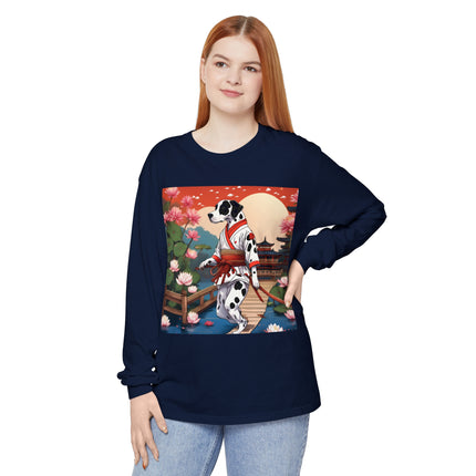 Doberman of the Rising Sun Long Sleeve T-Shirt