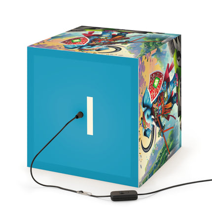 Cyberpunk Elephant Light Cube Lamp