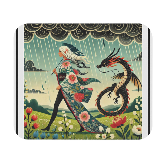 The Dragon Fairy’s Stride Mouse Pad (Rectangle)