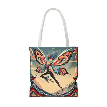 The Dragon Fairy of the Temple Tote Bag – Mythic Grace & Ancient Power