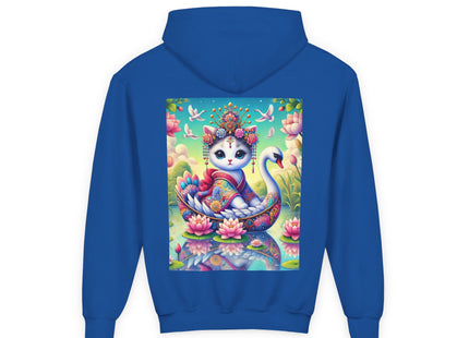 Geisha Kitten’s River Voyage Youth Heavy Blend Hooded Sweatshirt