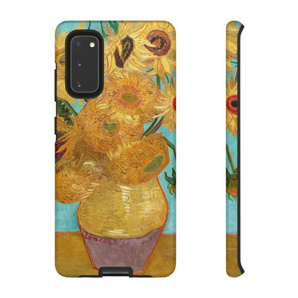 Vase with Twelve Sunflowers by Vincent Van Gogh Phone Cases