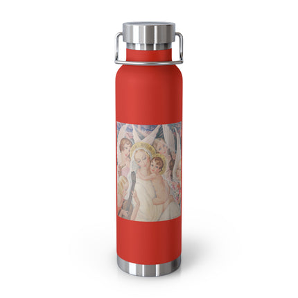 Madonna with Child Surrounded by Musical Angels by Gerda Wegener Copper Vacuum Insulated Bottle, 22oz