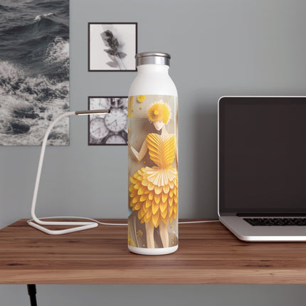 Dandelion Fairy Slim Water Bottle