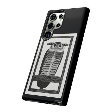 Horned Owl by Samuel Jessurun de Mesquita Phone Cases