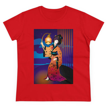 The Enchanting Geisha Women's Midweight Cotton Tee