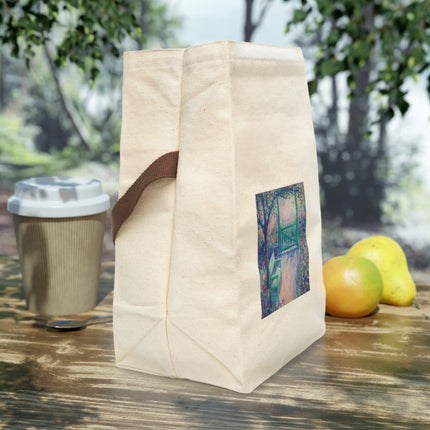 The Artist’s Garden by Theodore Earl Butler Canvas Lunch Bag With Strap
