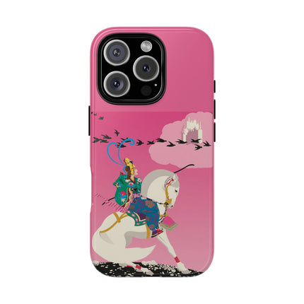 Samurai Princess on the White Steed Phone Case – Epic Grace & Mythic Power