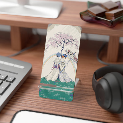 🌸🌈 The Ladies Beneath The Rainbow Mobile Display Stand – Art Deco Spring Elegance