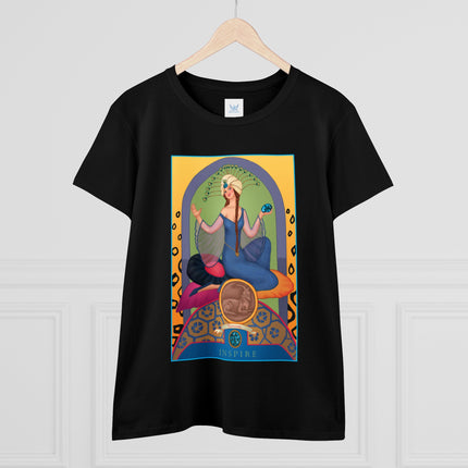 December & Tanzanite (from the Gem Series) by Sofia Chiostri Women's Midweight Cotton Tee
