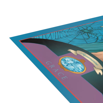 March & Aquamarine (Gem Series) by Sofia Chiostri Postcards (envelopes included) - Bundles of 10, 30, 50 Pieces
