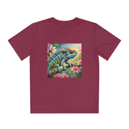 Camouflage Chameleon Youth Competitor Tee
