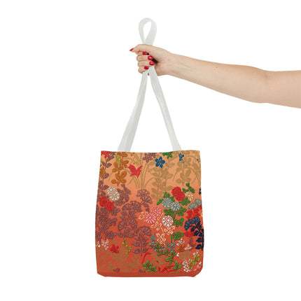 Japanese Flower Pattern by G.A. Audsley Tote Bag (AOP)