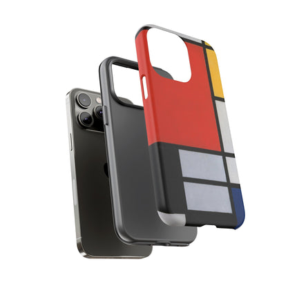 Composition with Red, Yellow, Blue, and Black by Piet Mondrian Phone Cases