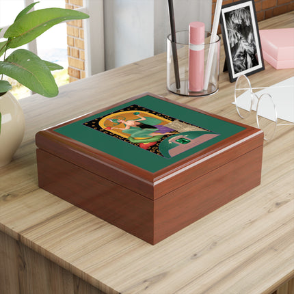 May & Emerald (from the Gem Series) by Sofia Chiostri Jewelry Box