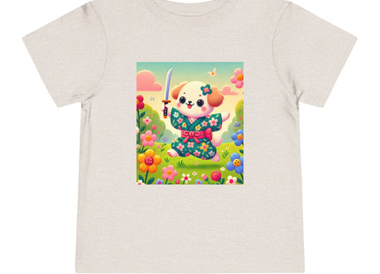 Blossom Pup’s Joyful Journey Toddler Short Sleeve Tee