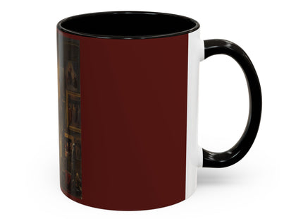 Raphael and his Muse in the Atelier by Vincenzo Abbati Colorful Mugs (11oz, 15oz)